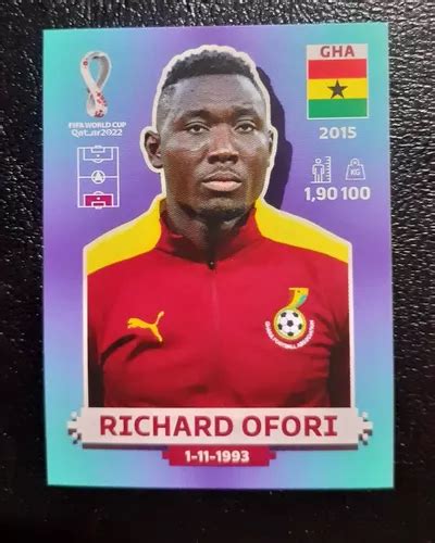 Figurita Mundial Qatar 2022 Azul Europea Richard Ofori En Venta En