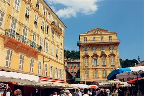 Architecture in Nice, France Editorial Stock Image - Image of cote ...