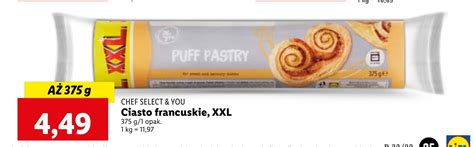 Archiwum Ciasto Francuskie Chef Select You Lidl