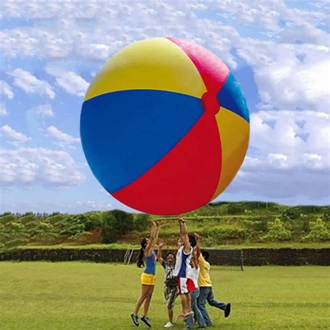 High Quality Giant 150cm Inflatable Beach Ball Sea Swimming Pool Water Toy Colorful Beach Ball