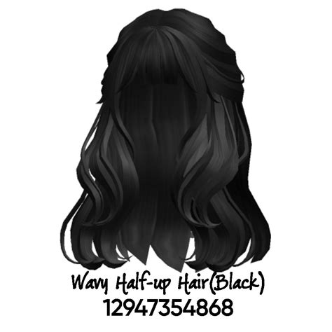 Pin By Thaty Oliveira On Roblox Black Hair Roblox Soft Wavy Hair Black Hair Id Roblox