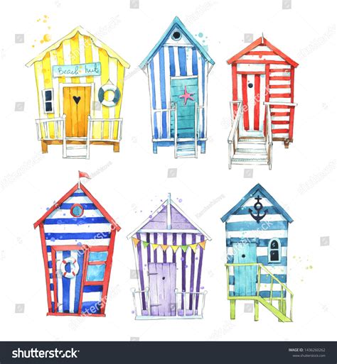 1 762 Cartoon Beach Hut Images Stock Photos Vectors Shutterstock