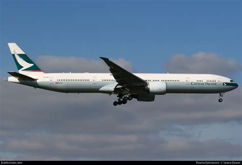 Aircraft Photo Of B KPM Boeing 777 367 ER Cathay Pacific Airways