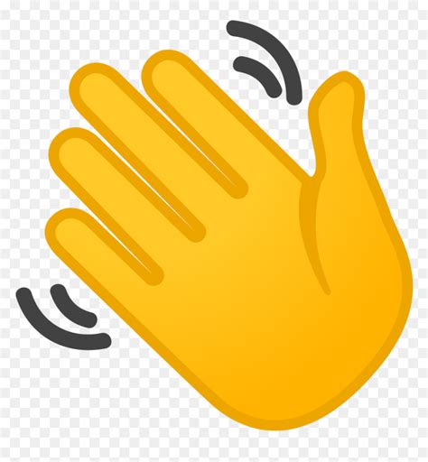 Waving Hand Emoji Png Transparent Png Vhv