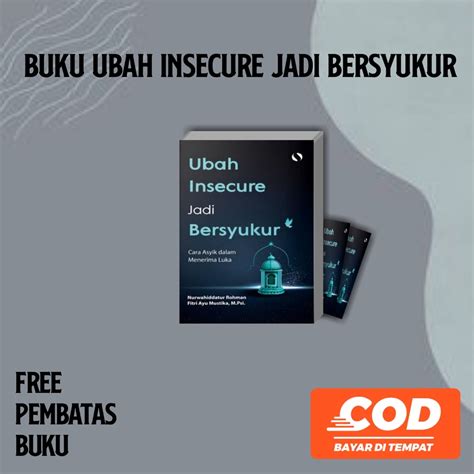 Jual Buku Islami Motivasi Islam Ubah Insecure Jadi Bersyukur Free