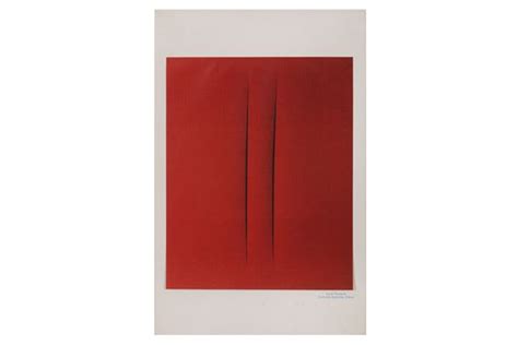 Lucio Fontana Concetto Spaziale Attese 1984 MutualArt