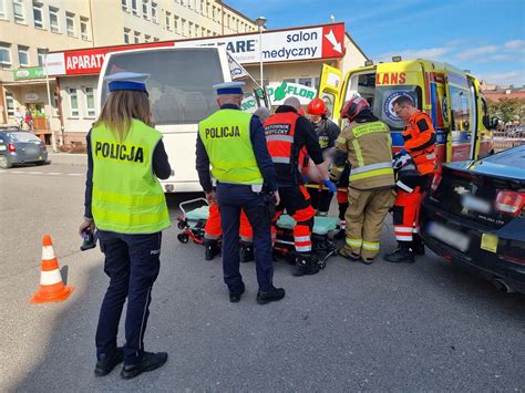 Wypadek w Przemyślu Reanimowano kierowcę busa kursującego na trasie