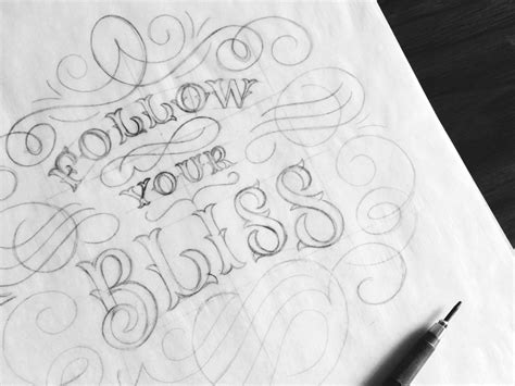 Follow Your Bliss by Drew Melton on Dribbble