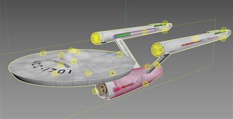 Star Trek The Original Series Uss Enterprise Free 3d Model Cgtrader