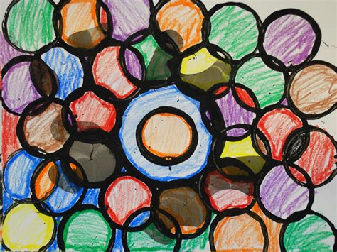 Adventures of an Art Teacher: 1st Grade Circle Prints