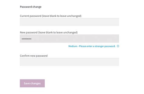 Password Strength Meter in WooCommerce