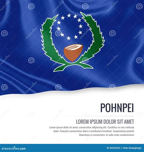 Pohnpei Flag. Flag of Federated States of Micronesia State Pohnpei ...