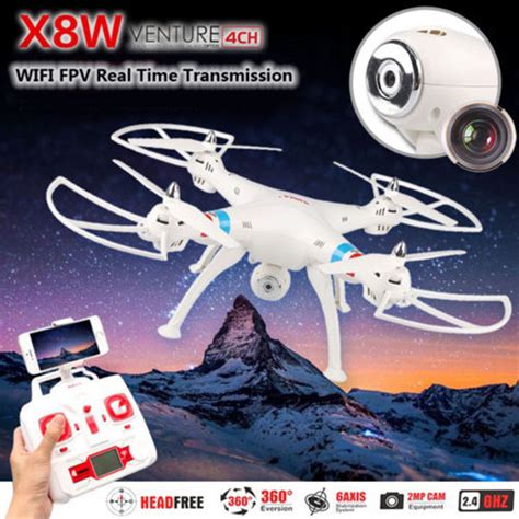 Syma X8W Explorers Drone WiFi FPV RC Quadcopter 4CH 6-Axis Gyro ...