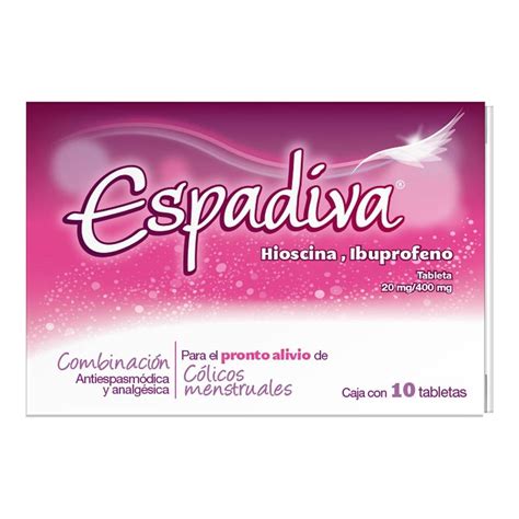 NULL Espadiva 20 Mg 400 Mg 10 Tabletas A Precio De Socio Sams Club