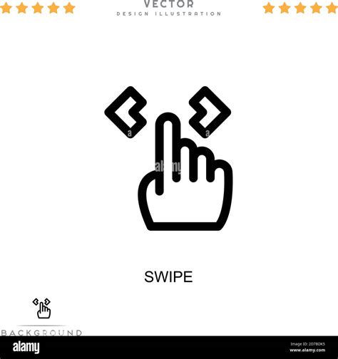 Swipe Icon Simple Element From Digital Disruption Collection Line