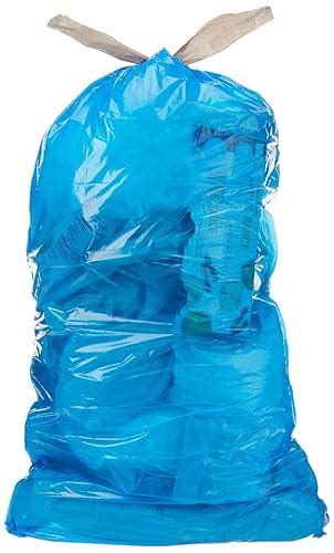 Amazoncommerical 13 Gallon Blue Recycling Bagsw Drawstrings 07 Mil