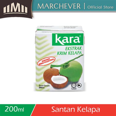 Kara Ekstrak Krim Kelapa Coconut Cream Santan Ml Lazada