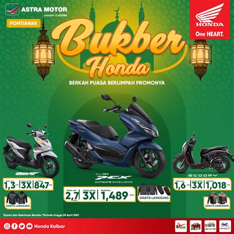 Promo Khusus Angsuran Honda Spesial Sambut Ramadhan BujangAdau