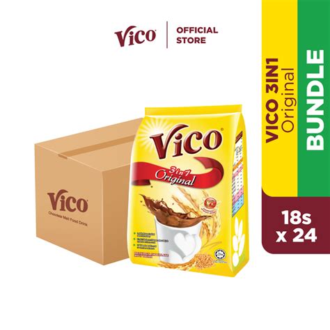 Vico In Original Chocolate Malt Drink Carton S X G X Pack