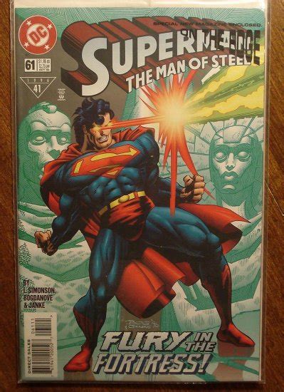 Superman Man Of Steel 61 Comic Book Dc Comics