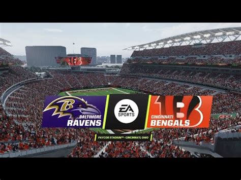 Ravens Vs Bengals Week Simulation Madden Rosters Youtube