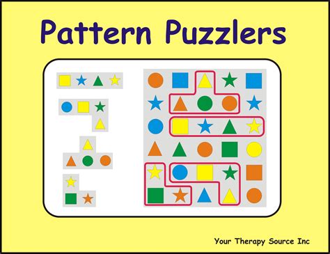 Pattern Puzzlers Your Therapy Source