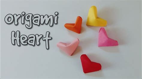 Easiest Origami Heart Folding Instructions 3d Heart Valentines Day