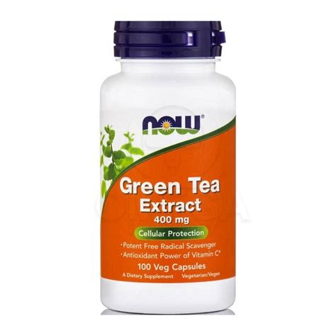 NOW FOODS Green Tea Extract 400mg 100veg Caps