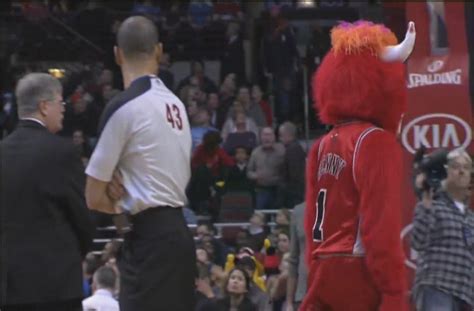 Meet "Benny the Bull," the NBA's greatest mascot.