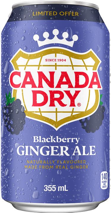 Canada Dry USA Blackberry Ginger Ale (12 x 0,355 Liter cans) - Tokyo ...