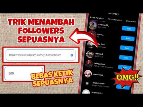 Sepuasnya Cara Menambah Followers Instagram Tanpa Login Terbaru