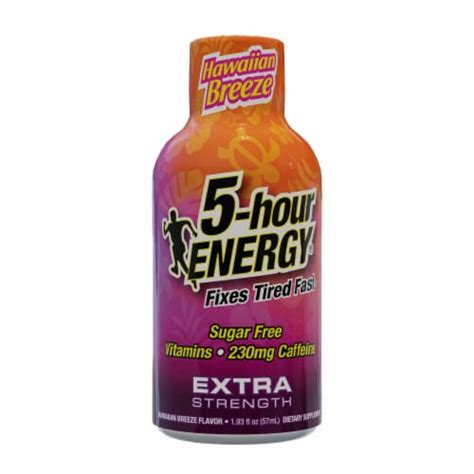 5-Hour Energy® Extra Strength Shot Hawaiian Breeze, 1.93 fl oz - Fry’s ...