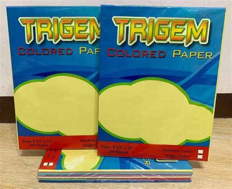 Trigem Colored Paper Hobbies Toys Stationary Craft Stationery