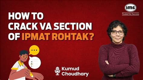 How To Crack Va Section Of Ipmat Rohtak Ipmat Preparation Kumud