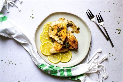 Pan Seared Rockfish With Lemon Caper Sauce Champagne Tastes