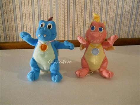 Dragon Tales 1999 Ord And Cassie Plush Flying Dragons Playskool Lot Of 2 1842630496