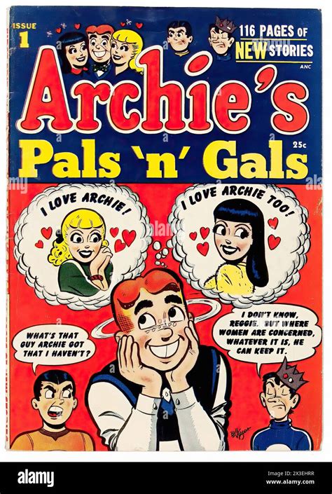 Archies Pals N Gals Vintage American Illustrated Publication Cover