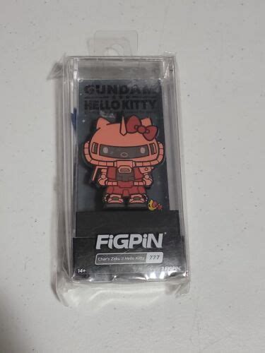 Figpin Gundam Hello Kitty Chars Zaku Ii 777 Enamel Pin New 4608548449