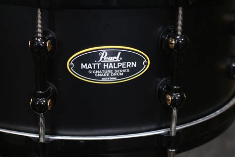 Pearl Matt Halpern Signature Snare Drum Review The UK Drum Show