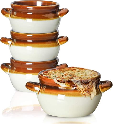 Amazon Njcharms Ceramic French Onion Soup Bowls With Handles