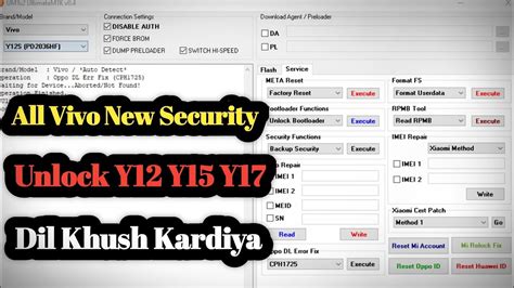 Umt New Big Update 2023 Mtk V0 4 Vivo Y12 Y15 Y17 Vivo New