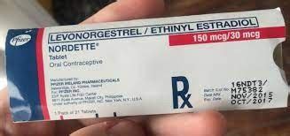 Levonorgestrel Ethinylestradiol Mcg Mcg Nordette By Pfizer