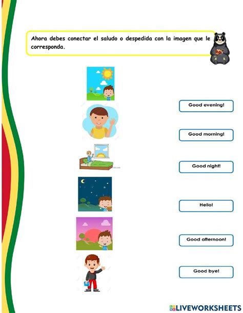 Greetings And Farewells Worksheets Second Language Esl Interactive