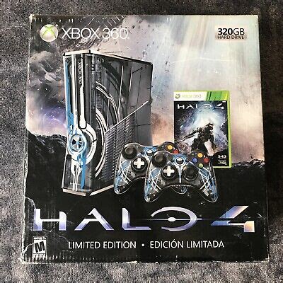 Xbox Halo Limited Edition Console In Box Controller Game Cords