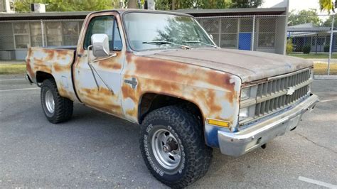 1981 Chevrolet Silverado K10 4x4 Short Bed Pickup For Sale Photos Technical Specifications