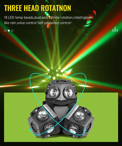 Heads W In Rgbw Strobe Laser Led Moving Light Led Stage