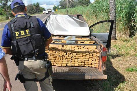 PRF Apreende 560 Quilos De Maconha Em Picape Placas De Manaus