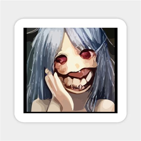 Smiley - Creepy Anime Girl - Anime Girls - Magnet | TeePublic