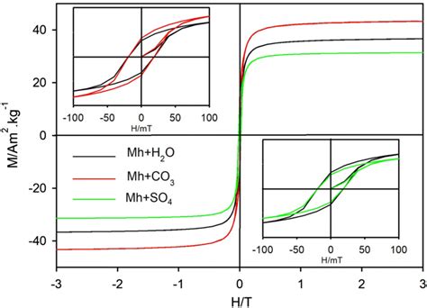 Room Temperature Hysteresis Curves Of PM Before And After Anion