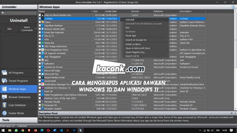 Cara Menghapus Aplikasi Bawaan Windows Windows Kaconk